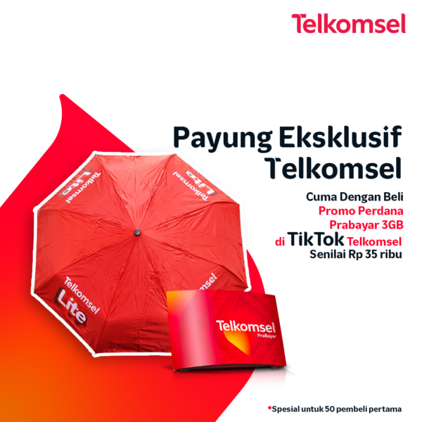 Dapatkan Payung Exclusive + 3GB